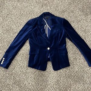 WHBM velvet jacket